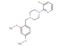 1-(3-chloropyridin-2-yl)-4-(2,4-dimethoxybenzyl)piperazine