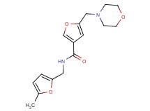 N-[(5-methyl-2-furyl)methyl]-5-(4-morpholinylmethyl)-3-furamide