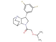 (3R*,3aR*,7aR*)-3-(3,5-difluorophenyl)-1-(isopropoxyacetyl)octahydro-4,7-ethanopyrrolo[3,2-b]pyridine