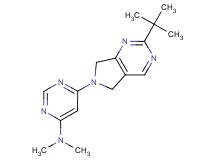 6-(2-tert-butyl-5,7-dihydro-6H-pyrrolo[3,4-d]pyrimidin-6-yl)-N,N-dimethylpyrimidin-4-amine