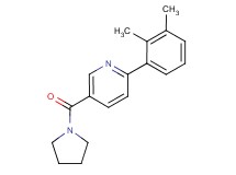 2-(2,3-dimethylphenyl)-5-(pyrrolidin-1-ylcarbonyl)pyridine