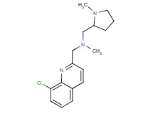 1-(8-chloroquinolin-2-yl)-N-methyl-N-[(1-methylpyrrolidin-2-yl)methyl]methanamine