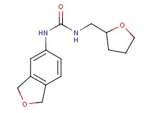 N-(1,3-dihydro-2-benzofuran-5-yl)-N'-(tetrahydrofuran-2-ylmethyl)urea