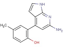 2-(6-amino-1H-pyrrolo[2,3-b]pyridin-4-yl)-4-methylphenol