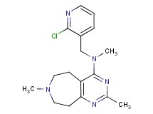 N-[(2-chloropyridin-3-yl)methyl]-N,2,7-trimethyl-6,7,8,9-tetrahydro-5H-pyrimido[4,5-d]azepin-4-amine