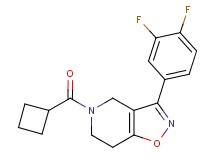 5-(cyclobutylcarbonyl)-3-(3,4-difluorophenyl)-4,5,6,7-tetrahydroisoxazolo[4,5-c]pyridine
