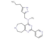 N-methyl-N-[(5-propyl-1H-pyrazol-3-yl)methyl]-2-pyridin-3-yl-6,7,8,9-tetrahydro-5H-pyrimido[4,5-d]azepin-4-amine