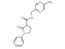 N-[(5-methylpyrazin-2-yl)methyl]-2-oxo-1-phenylpyrrolidine-3-carboxamide