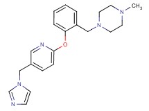 1-(2-{[5-(1H-imidazol-1-ylmethyl)pyridin-2-yl]oxy}benzyl)-4-methylpiperazine