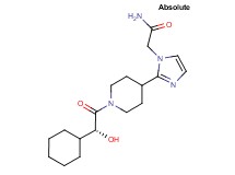 2-(2-{1-[(2R)-2-cyclohexyl-2-hydroxyacetyl]-4-piperidinyl}-1H-imidazol-1-yl)acetamide