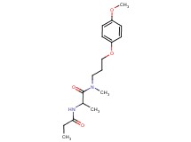 N-[3-(4-methoxyphenoxy)propyl]-N-methyl-2-(propionylamino)propanamide