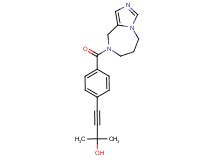 4-[4-(6,7-dihydro-5H-imidazo[1,5-a][1,4]diazepin-8(9H)-ylcarbonyl)phenyl]-2-methylbut-3-yn-2-ol
