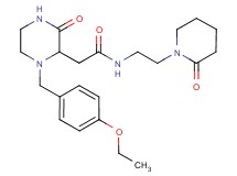 2-[1-(4-ethoxybenzyl)-3-oxo-2-piperazinyl]-N-[2-(2-oxo-1-piperidinyl)ethyl]acetamide
