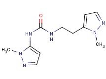N-(1-methyl-1H-pyrazol-5-yl)-N'-[2-(1-methyl-1H-pyrazol-5-yl)ethyl]urea