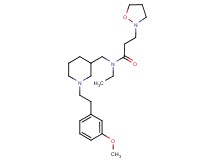 N-ethyl-3-(2-isoxazolidinyl)-N-({1-[2-(3-methoxyphenyl)ethyl]-3-piperidinyl}methyl)propanamide