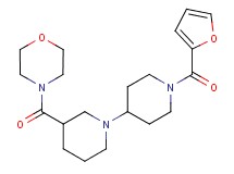 1'-(2-furoyl)-3-(morpholin-4-ylcarbonyl)-1,4'-bipiperidine