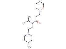 N-isopropyl-N-[2-(4-methylpiperidin-1-yl)ethyl]-3-(1,2-oxazinan-2-yl)propanamide