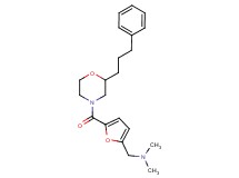 N,N-dimethyl-1-(5-{[2-(3-phenylpropyl)-4-morpholinyl]carbonyl}-2-furyl)methanamine