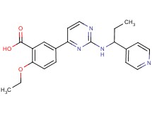 2-ethoxy-5-{2-[(1-pyridin-4-ylpropyl)amino]pyrimidin-4-yl}benzoic acid