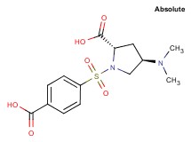 (2S,4R)-1-[(4-carboxyphenyl)sulfonyl]-4-(dimethylamino)pyrrolidine-2-carboxylic acid