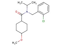 N-(2-chlorobenzyl)-N-isopropyl-4-methoxycyclohexanecarboxamide