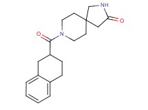 8-(1,2,3,4-tetrahydro-2-naphthalenylcarbonyl)-2,8-diazaspiro[4.5]decan-3-one