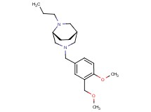 (1S*,5R*)-3-[4-methoxy-3-(methoxymethyl)benzyl]-6-propyl-3,6-diazabicyclo[3.2.2]nonane