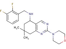 N-(2,3-difluorobenzyl)-7,7-dimethyl-2-(4-morpholinyl)-5,6,7,8-tetrahydro-5-quinazolinamine