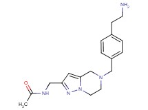N-({5-[4-(2-aminoethyl)benzyl]-4,5,6,7-tetrahydropyrazolo[1,5-a]pyrazin-2-yl}methyl)acetamide dihydrochloride