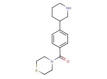 4-(4-piperidin-3-ylbenzoyl)thiomorpholine
