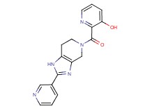 2-[(2-pyridin-3-yl-1,4,6,7-tetrahydro-5H-imidazo[4,5-c]pyridin-5-yl)carbonyl]pyridin-3-ol