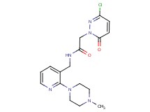 2-(3-chloro-6-oxopyridazin-1(6H)-yl)-N-{[2-(4-methylpiperazin-1-yl)pyridin-3-yl]methyl}acetamide