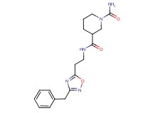 N~3~-[2-(3-benzyl-1,2,4-oxadiazol-5-yl)ethyl]-1,3-piperidinedicarboxamide