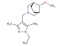 (8-syn)-3-[(1-ethyl-3,5-dimethyl-1H-pyrazol-4-yl)methyl]-8-methoxy-3-azabicyclo[3.2.1]octane
