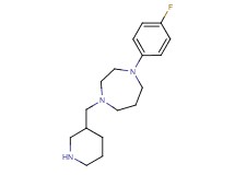 1-(4-fluorophenyl)-4-(3-piperidinylmethyl)-1,4-diazepane dihydrochloride
