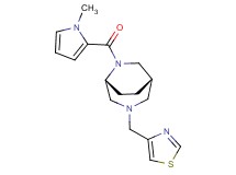 (1S*,5R*)-6-[(1-methyl-1H-pyrrol-2-yl)carbonyl]-3-(1,3-thiazol-4-ylmethyl)-3,6-diazabicyclo[3.2.2]nonane