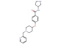 4-{[1-(2-pyridinylmethyl)-4-piperidinyl]oxy}-N-3-pyrrolidinylbenzamide dihydrochloride
