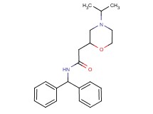 N-(diphenylmethyl)-2-(4-isopropylmorpholin-2-yl)acetamide