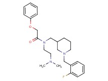 N-[2-(dimethylamino)ethyl]-N-{[1-(2-fluorobenzyl)-3-piperidinyl]methyl}-2-phenoxyacetamide