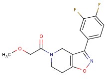 3-(3,4-difluorophenyl)-5-(methoxyacetyl)-4,5,6,7-tetrahydroisoxazolo[4,5-c]pyridine