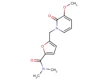 5-[(3-methoxy-2-oxopyridin-1(2H)-yl)methyl]-N,N-dimethyl-2-furamide