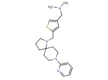 N,N-dimethyl-1-(5-{[8-(2-pyridinyl)-1,8-diazaspiro[4.5]dec-1-yl]methyl}-3-thienyl)methanamine