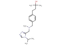 4-(4-{[[(4-isopropyl-4H-1,2,4-triazol-3-yl)methyl](methyl)amino]methyl}phenyl)-2-methyl-2-butanol