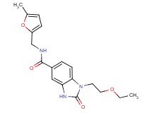 1-(2-ethoxyethyl)-N-[(5-methyl-2-furyl)methyl]-2-oxo-2,3-dihydro-1H-benzimidazole-5-carboxamide