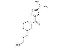 1-[(3-isopropyl-5-isoxazolyl)carbonyl]-3-propoxypiperidine