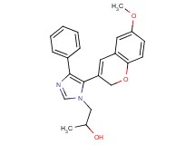 1-[5-(6-methoxy-2H-chromen-3-yl)-4-phenyl-1H-imidazol-1-yl]propan-2-ol