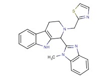 1-(1-methyl-1H-benzimidazol-2-yl)-2-(1,3-thiazol-2-ylmethyl)-2,3,4,9-tetrahydro-1H-beta-carboline