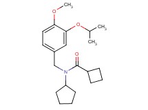 N-cyclopentyl-N-(3-isopropoxy-4-methoxybenzyl)cyclobutanecarboxamide