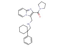 1-(1-phenylcyclohexyl)-N-{[2-(1-pyrrolidinylcarbonyl)imidazo[1,2-a]pyridin-3-yl]methyl}methanamine