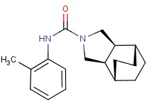 (1R*,2R*,6S*,7S*)-N-(2-methylphenyl)-4-azatricyclo[5.2.2.0~2,6~]undecane-4-carboxamide